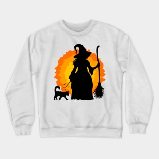 Halloween witch Crewneck Sweatshirt
